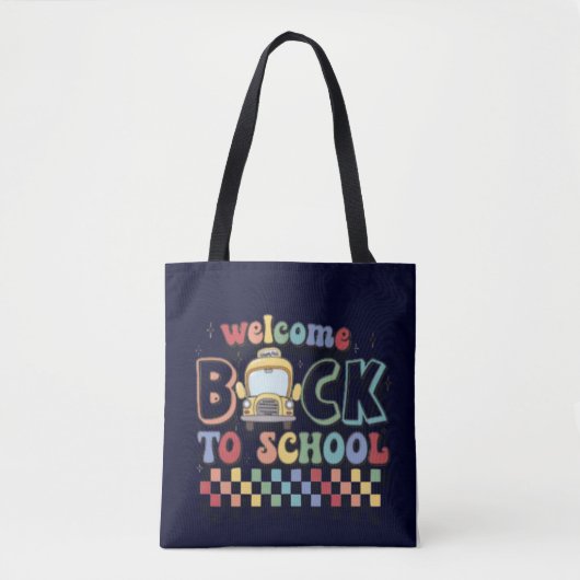 Welkom terug: Canvas tas (Voorkant)