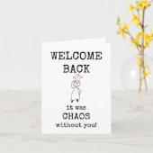 Welkom terug, chaos zonder u, Kaart (Gele Bloem)