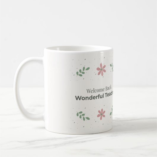 Welkom terug docent mok | Geschenk voor terug naar (Links)