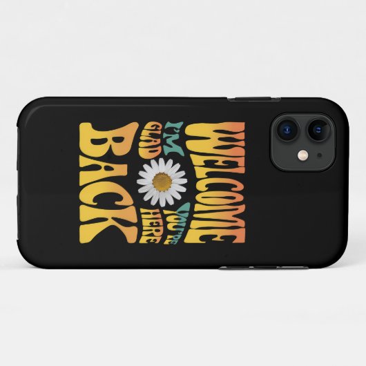Welkom terug, fijn dat je er bent, docent Case-Mate iPhone case (Achterkant (horizontaal))