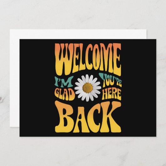 Welkom terug. Fijn dat je er bent docent  Kaart (Voorkant / Achterkant)