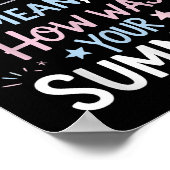 Welkom terug, fijn dat je hier bent, terug naar sc poster (Hoek)