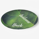 Welkom Terug Green Leaf Foto Vrijwilliger Medewerk Papieren Bordje (Gekanteld)