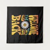 Welkom terug Ik ben blij dat je hier bent leraar Wandkleed (Voorkant (horizontaal))