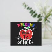 Welkom terug in het Shirt van de school Briefkaart (Staand voorkant)