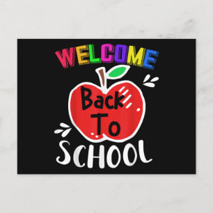 Welkom terug in het Shirt van de school Feestdagenkaart