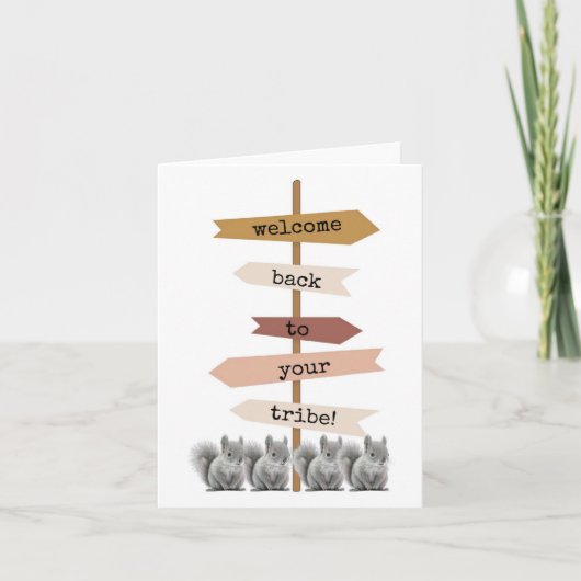 Welkom terug in je stam, Schattigee Kaart (Voorkant)