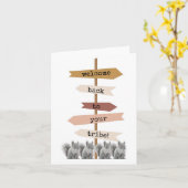 Welkom terug in je stam, Schattigee Kaart (Gele Bloem)