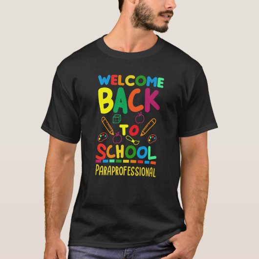 Welkom terug in schoolverlater t-shirt (Voorkant)