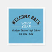 Welkom Terug Klasse reünie papier Servet (Voorkant)