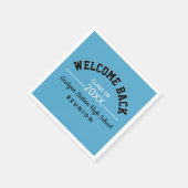 Welkom Terug Klasse reünie papier Servet (Hoek)