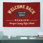 Welkom terug Klasse reunion groot Spandoek (Beurs)