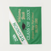 Welkom terug! klassenreünie wandkleed (Voorkant)