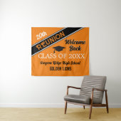 Welkom terug! klassenreünie wandkleed (In Situ (horizontaal))