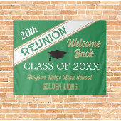 Welkom terug! klassenreünie wandkleed