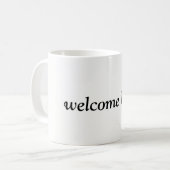 welkom terug koffiemok (Voorkant links)