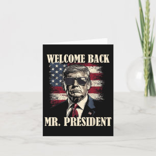 Welkom terug Mr. President Donald Trump Overwinnin Kaart