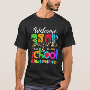 Welkom terug naar de eerste dag van de schoolKinde T-shirt