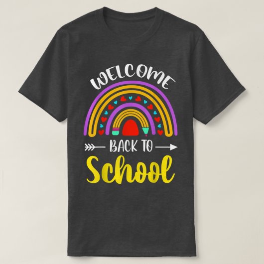 Welkom terug naar de Wiskunde van de Schooloverlev T-shirt (Design voorkant)