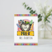 Welkom terug naar het Briefkaart van de Schoolfoto (Staand voorkant)