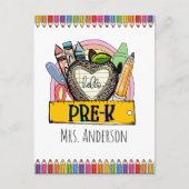 Welkom terug naar het Briefkaart van de Schoolfoto (Voorkant)