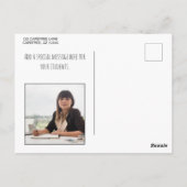 Welkom terug naar het Briefkaart van de Schoolfoto (Achterkant)