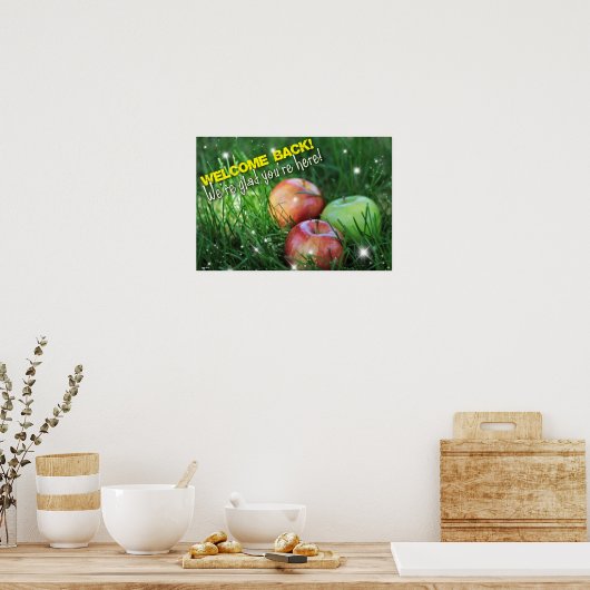 Welkom terug naar het Poster van de School (Keuken)