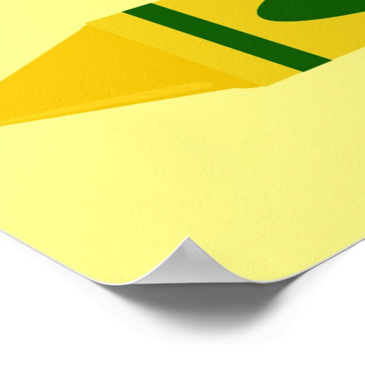 Welkom terug naar het vak Aangepaste kleuren schoo Poster (Hoek)