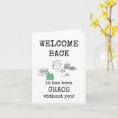 Welkom Terug naar het werk, Kantoor, School Kaart (Gele Bloem)