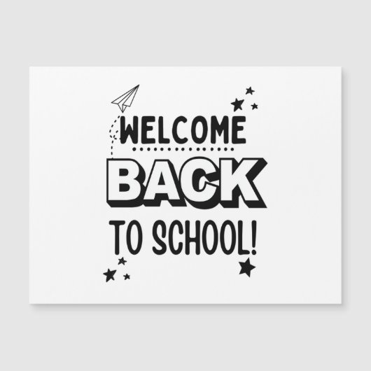 Welkom terug naar school! (Voorkant)