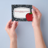 Welkom terug naar school 2013 flyer (Hand)