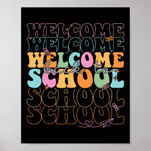 Welkom terug naar school 2025 Leraren Studenten Ee Poster