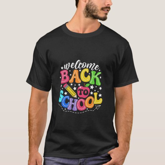 Welkom Terug naar School 2025 T-shirt (Voorkant)