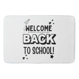 Welkom terug naar school! badmat