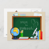 Welkom terug naar school briefkaart (Voorkant / Achterkant)