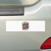 Welkom terug naar school bumpersticker (Op auto)