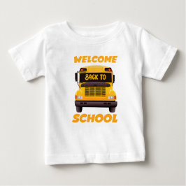 Welkom terug naar school bus T-shirt