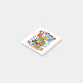 Welkom terug naar school Buschauffeur Eerste Dag Post-it® Notes (Schuin)