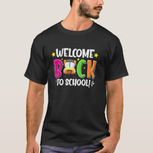 Welkom terug naar school buschauffeur eerste dag t-shirt