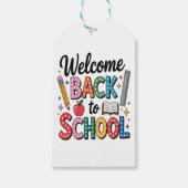 Welkom terug naar school cadeaulabel (Voorkant)