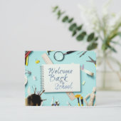 Welkom terug naar school – Creatieve notitieboekst (Staand voorkant)