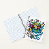Welkom Terug naar School Fun Art Design Notitieboek (Binnen)