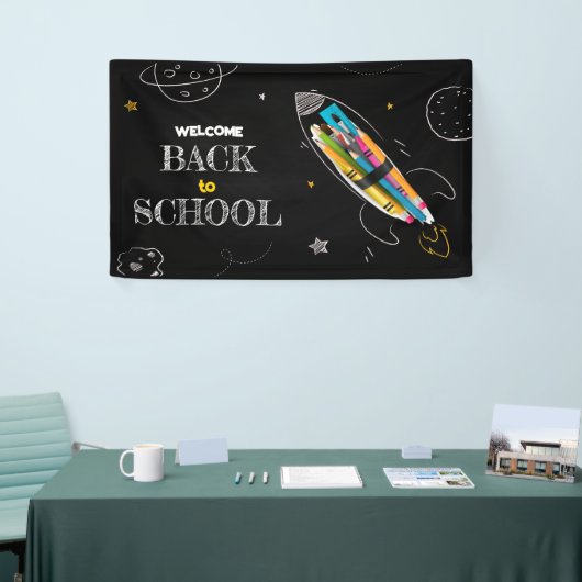 Welkom Terug naar school, Happy First Day of Schoo Spandoek (Beurs)