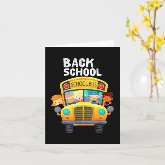 Welkom terug naar school Ik hou van mijn schoolvak Kaart (Gele Bloem)