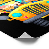 Welkom terug naar school Ik hou van mijn schoolvak Poster (Hoek)