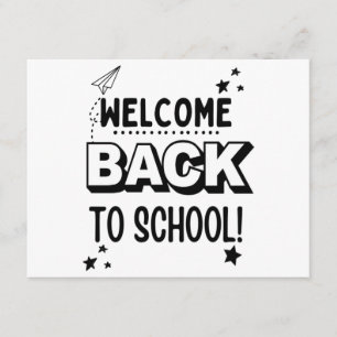 Welkom terug naar school! informatiekaartje