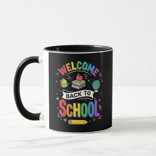Welkom Terug naar School Kinderen Leraar Eerste Da Mok (Links)