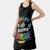 Welkom Terug naar School Kinderen Leraar Eerste Da Schort (Insitu)