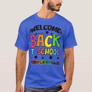 Welkom terug naar school Kindertuin Leerleraar Stu T-shirt