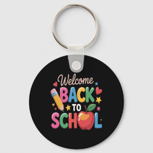 Welkom terug naar school Leeravontuur Sleutelhanger